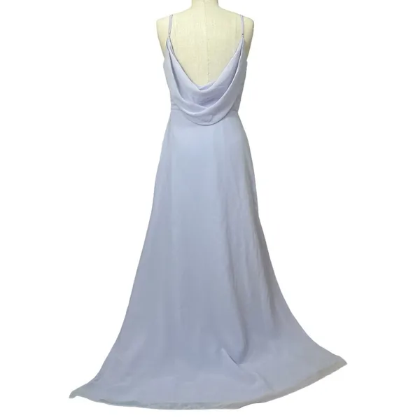 Revelry Nadia Chiffon Dress Light Lavender Size 8 NWT Bridesmaid Wedding Guest - Image 5