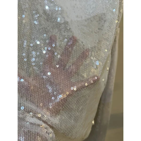 Petal And Pup Vienne Sequin Top & Maxi Skirt Set White Size Small - Image 7