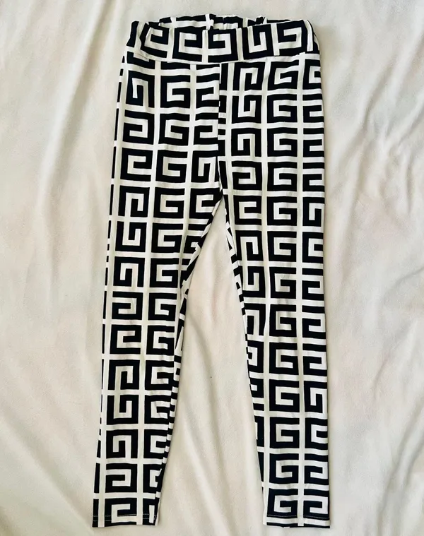 Boutique G Print Top & Leggings Set - Image 2