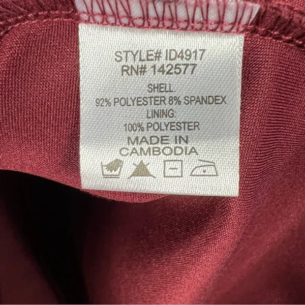 NWT Iris Mini Dress Womens M Maroon Faux Suede Bodycon Sleeveless Cocktail - Image 6