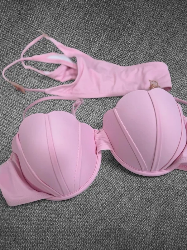 Pink Butterfly Shell Bikini Set Size Medium - Image 8