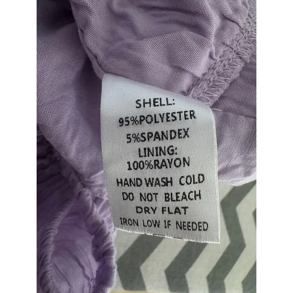 Altar’d State Lavender Smocked Crop Top Size M - Image 5