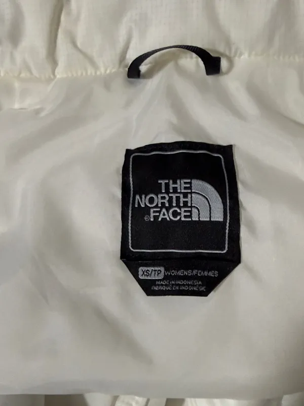 The North Face Thermoball‎ Eco Puffer Vest Womens XS White Quilted Full Zip - Image 2