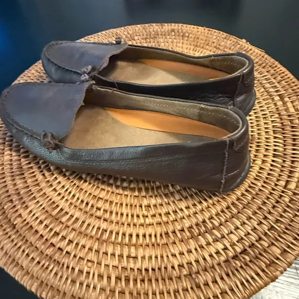 Eddie Bauer Brown Leather Loafers size 8‎ - Image 4
