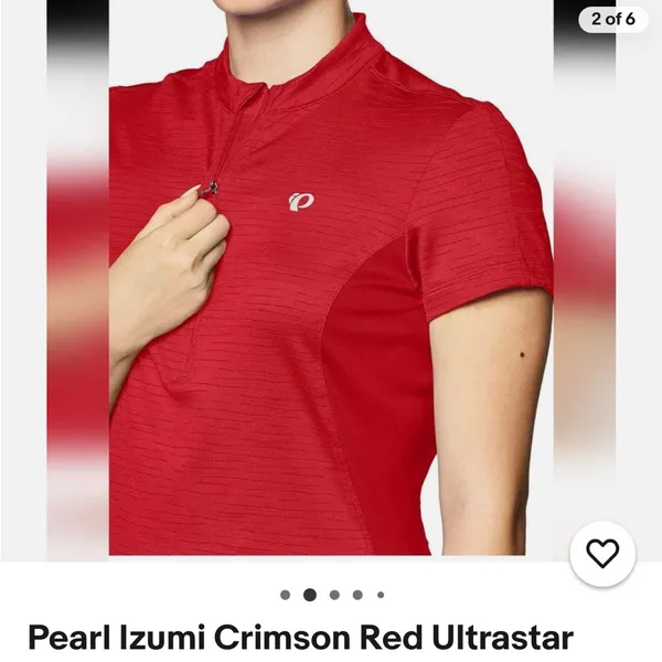 PEARL IZUMI Vibrant Red Podium Cycling Jersey - Image 13
