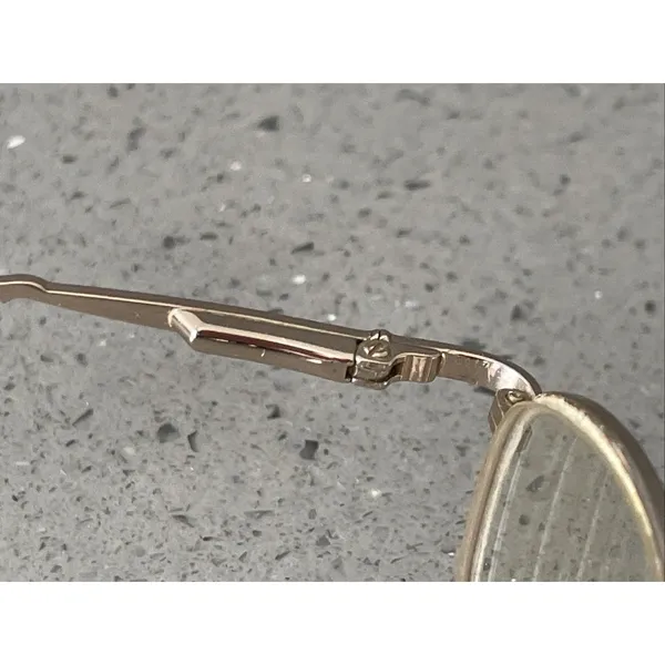 Savvy 51-16-130 Eyeglasses Frames ONLY Glasses Full Rim gold Vtg - Image 8