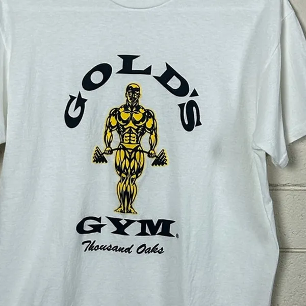 Gold’s Gym Thousand Oaks White Tee size M - Image 4