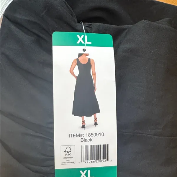 STEVE MADDEN Cotton Scoop Neck Maxi Summer Dress White Sleeveless NWT - Image 6