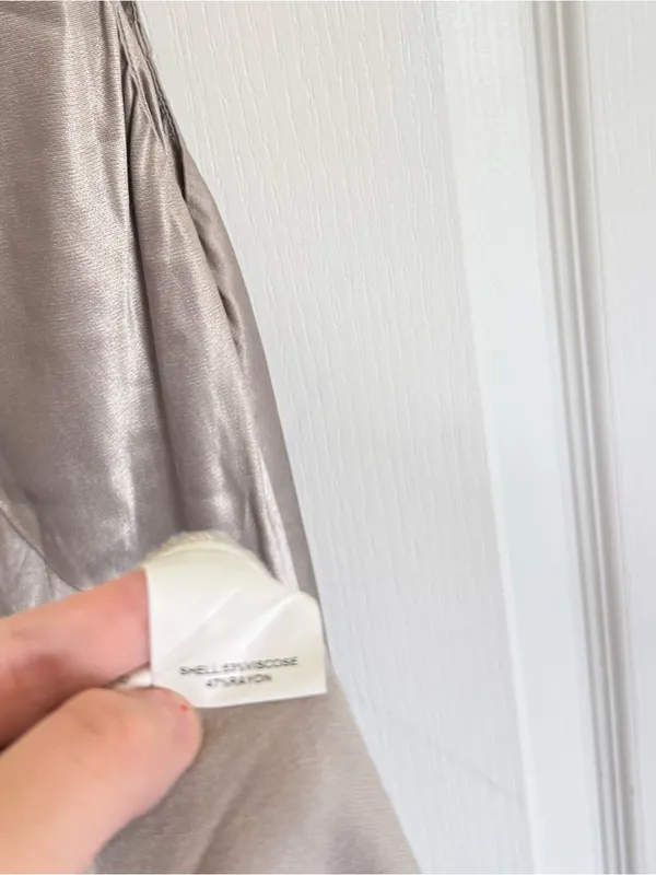 DISSH Simone Slip Dress in Pewter Satin - Image 7