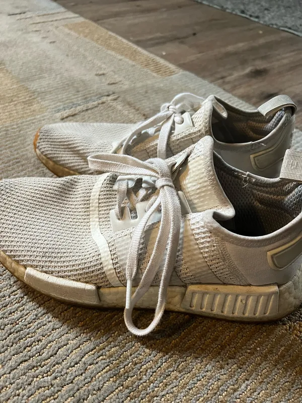 White NMD Adidas Sneakers - Image 4