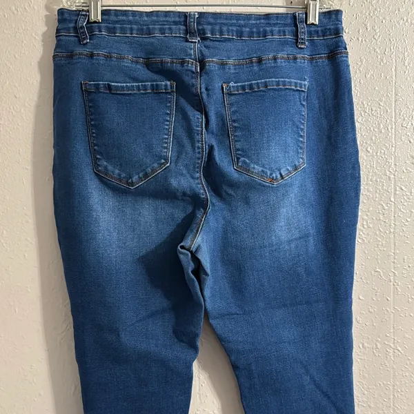 Wax Jean Deep blue Skinny Jeans - Image 5