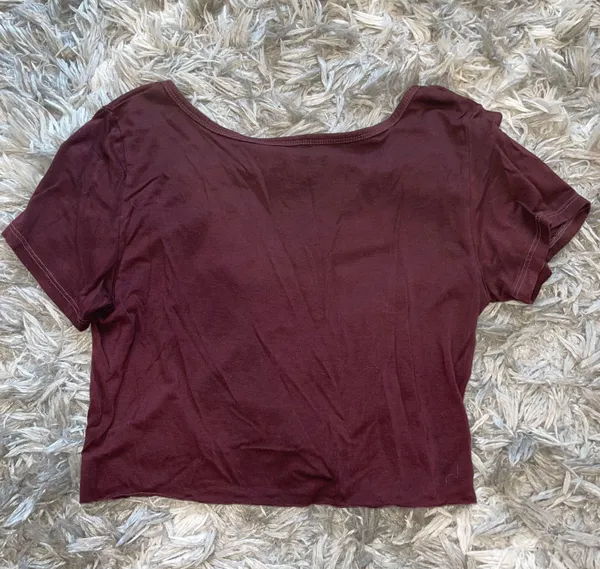 American Eagle lightly worn self cropped tee - Image 2