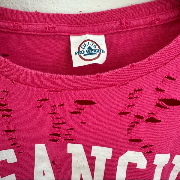 Delta Oceanside California Destroyed T-shirt - Image 3