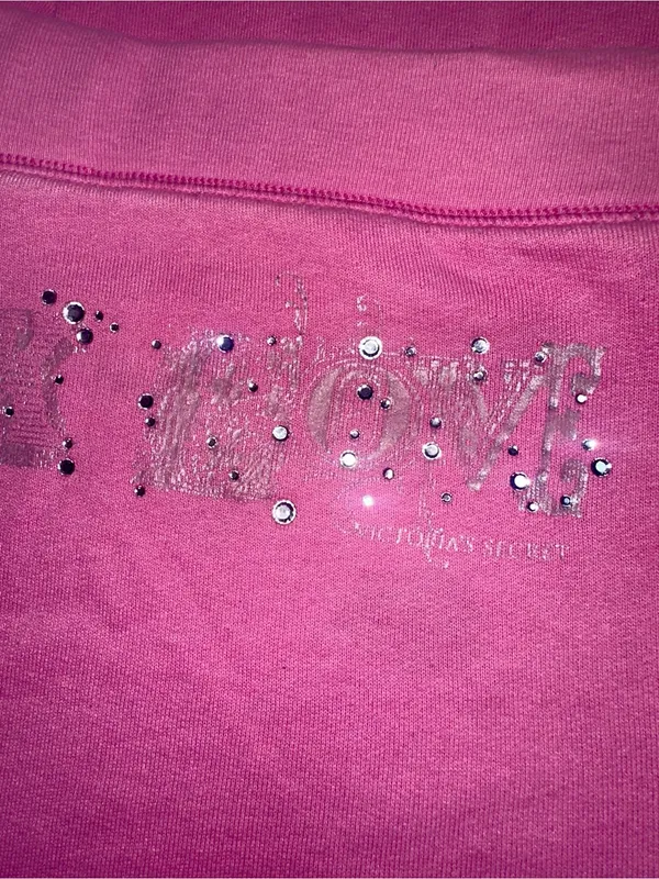 Vintage! 2000s Y2K VS PINK My Favorite Sequins Joggers! - Image 10