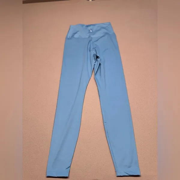 Nike Women's Dri-Fit Blue 7/8 Leggings - Image 2