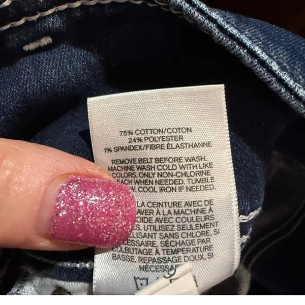 Express Dark Denim Jean Shorts - Image 8