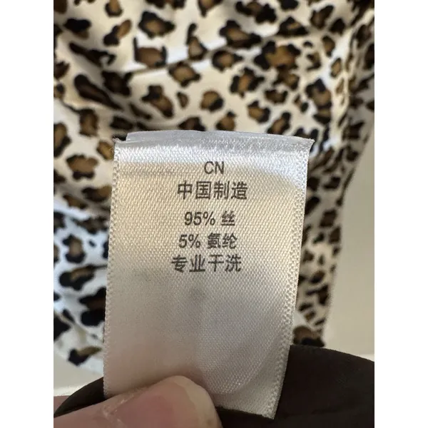 Bryan Bradley‎ Animal Print Silk Dress Size Sheath Size - Image 7