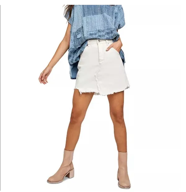 Free People Brea Cutoff Skirt - Image 3