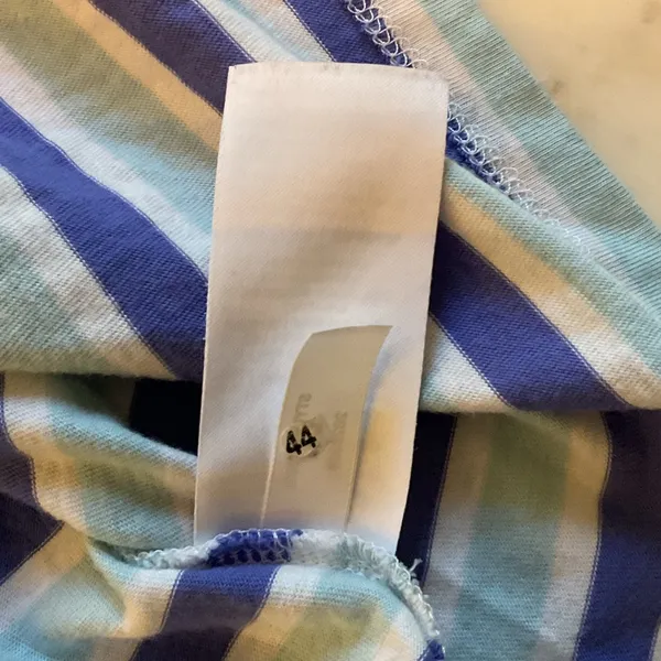NWOT J Crew Women’s 100% Cotton Striped Pajama Top blue purple Sz XS - Image 9