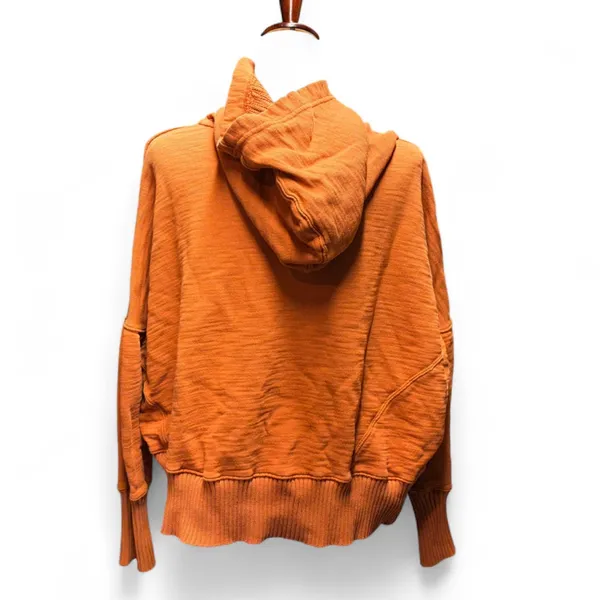 FP Movement Honey Dove‎ Orange Relaxed Oversized Pullover Hooded Sweatshirt - Image 4