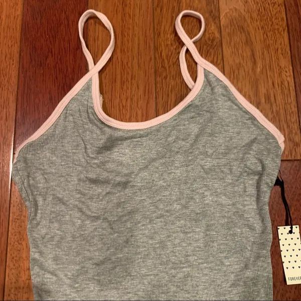 🆕 Forever 21 | Gray Bodysuit Small - Image 2
