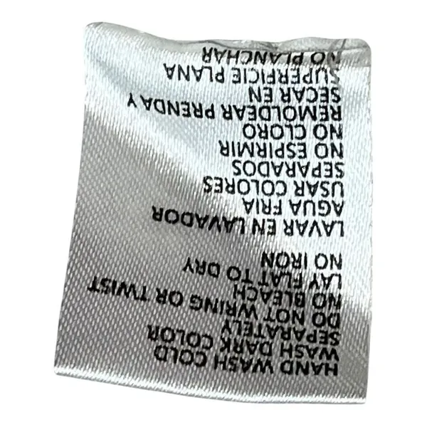 Poof Apparel Cardigan Womens Medium Grey White Hooded‎ Longline Textured Pocket - Image 9
