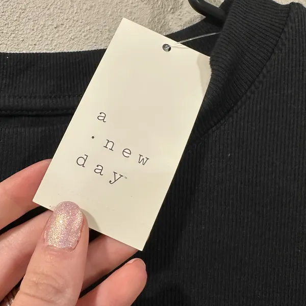 Target 🔴NWT A New Day Black Crew Neck Tee XXL - Image 3