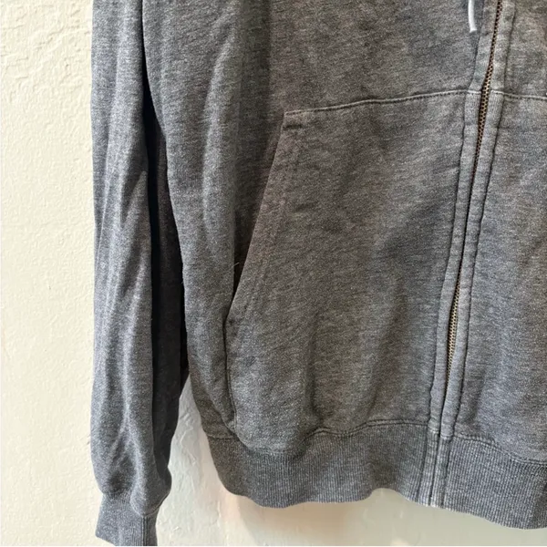 Fox Racing Gray with Red Accent Zip Up Hoodie - Image 6