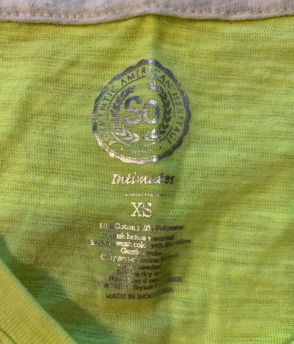 Neon V Neck Size XS - Image 2
