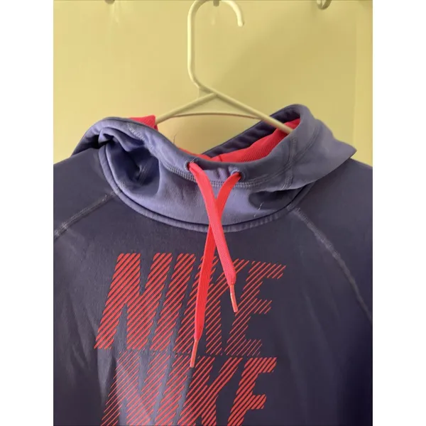 Nike Women's Therma-Fit Hoodie Sweatshirt Size L Purple Pink - Image 2