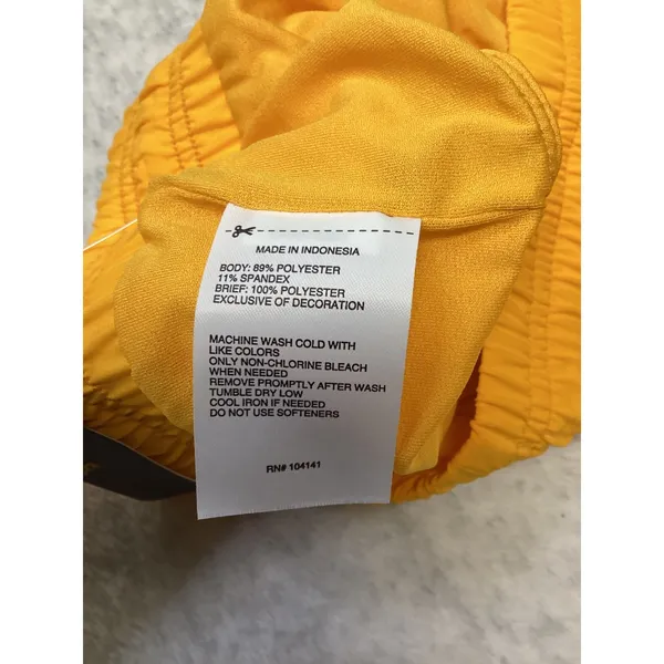 DSG Womens Stride High Rise Short University Gold Yellow DAW14201 Size‎ M NWT - Image 4