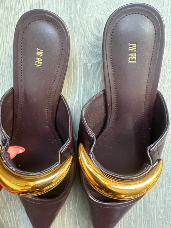 NEW JW PEI Women's Helena Pierced Mules 9 - Image 9