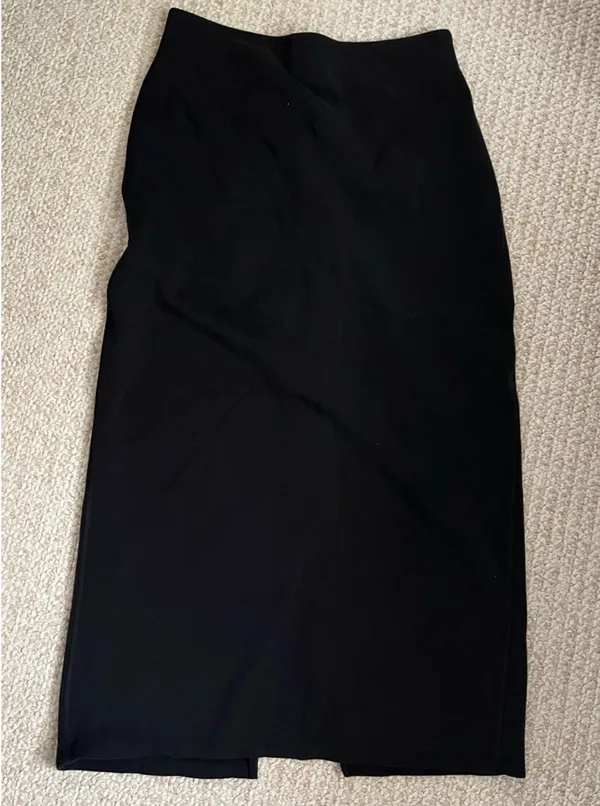 Ododos Body Con Maxi Skirt Black - Image 4