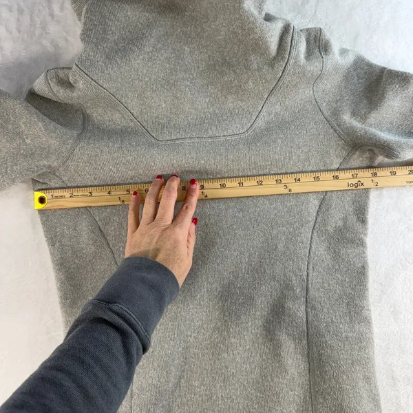 Arc'teryx Sz S Desira Cowl Neck Tunic‎ Sweater Gray Fleece Pullover Outdoor Hike - Image 8