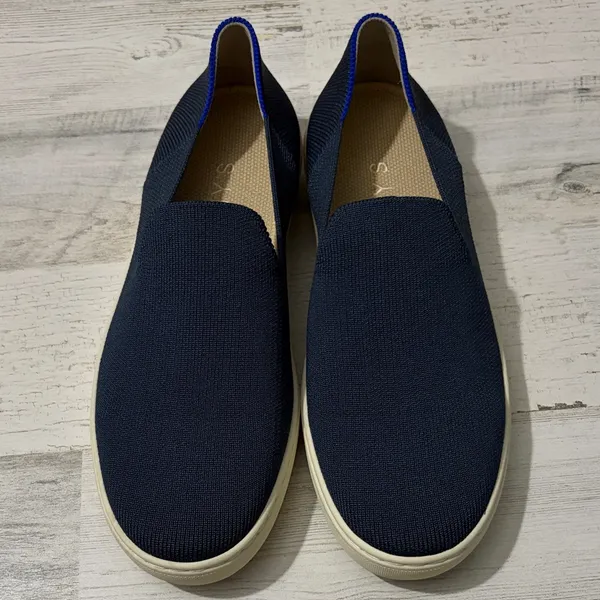 Rothy's The Original Navy Blue Women's Slip-On Sneakers - Image 2