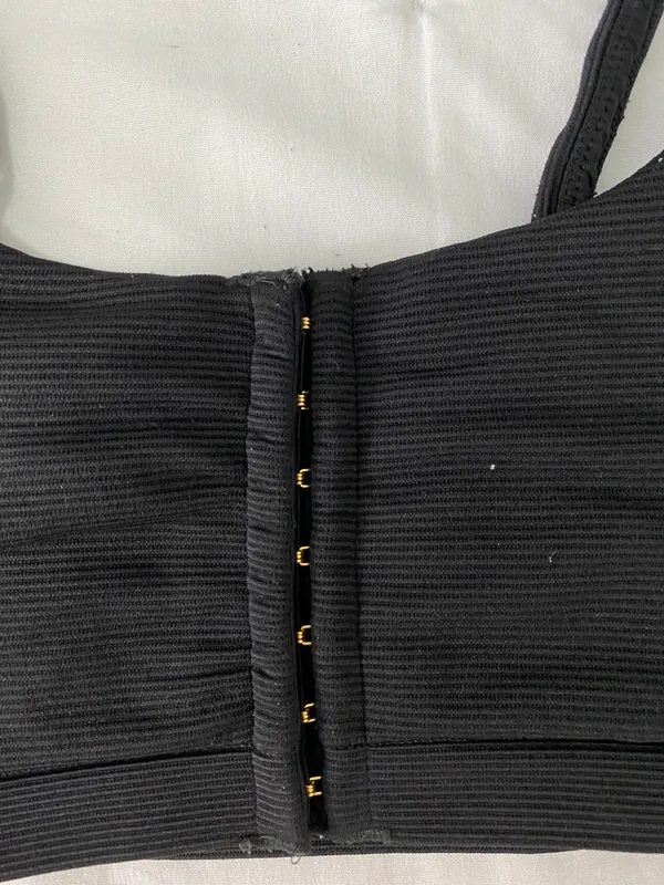 Black Sport Bra - Image 4