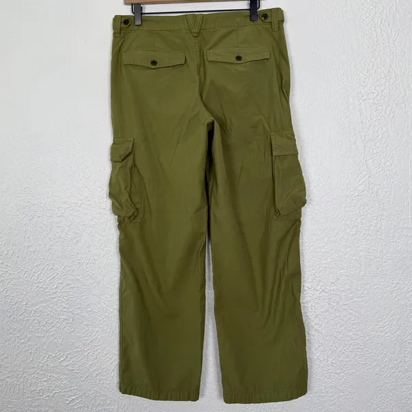 Madewell Garment Dyed Low Slung Straight Cargo Pants Size 29 - Image 3
