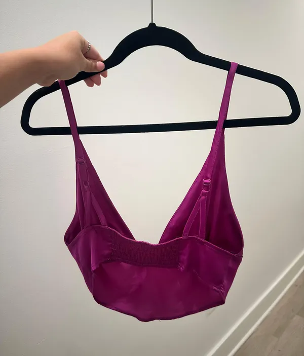 Garage Satin Crop Top - Image 2