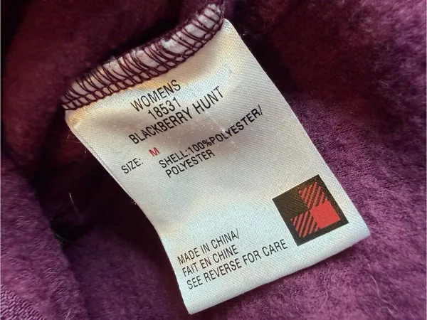 Woolrich Blackberry Hunt Purple Plaid Fleece Vest Full Zip Size M Women's - Image 15