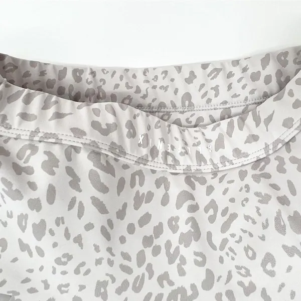 All Fenix Animal Print Bandeau Activewear‎ Sports Bra Women's M Gray Gym Girl - Image 5