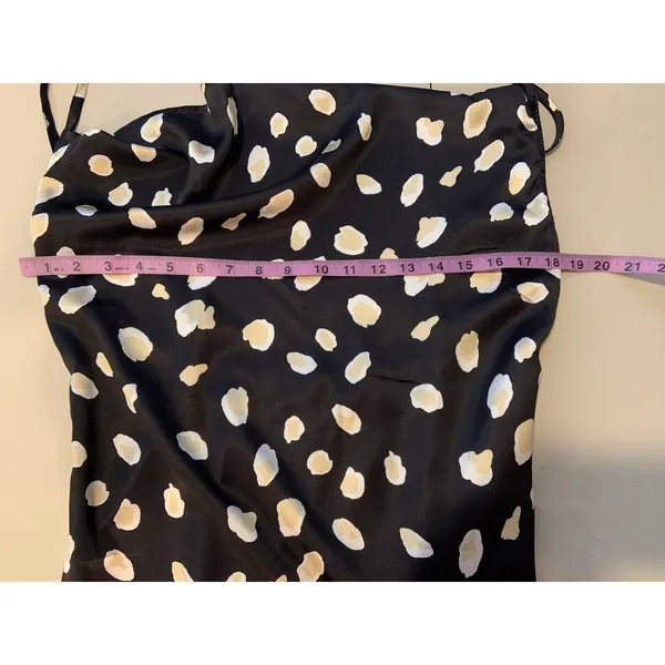 Women's Pretty Little Thing Leopard Print Satin Cowl Neck Maxi Dress Size 10 - Image 7