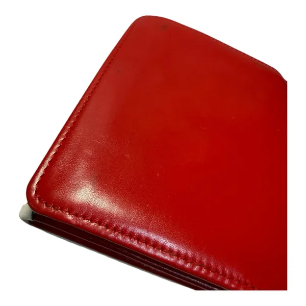 Vintage Rolfs Red Calfskin Leather Wallet | Coin Purse | Snap Closure - Image 3