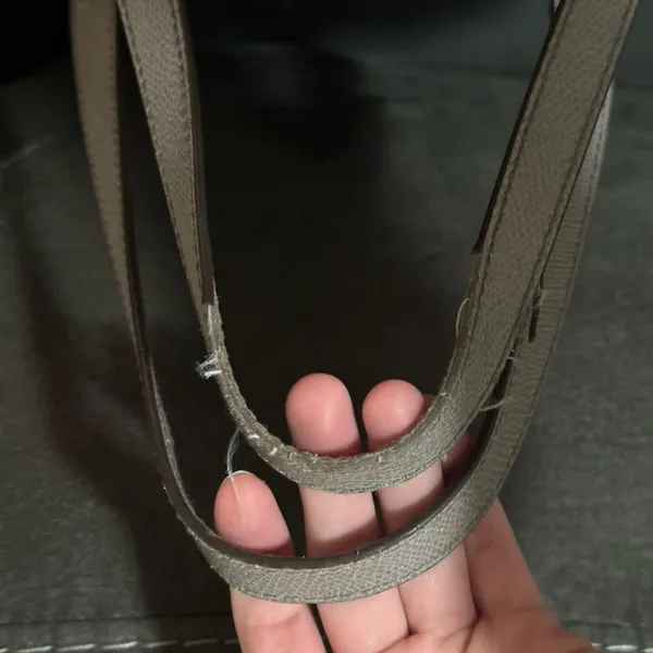Michael Kors Gray Pebbled Leather Shoulder Bag Purse - Image 4