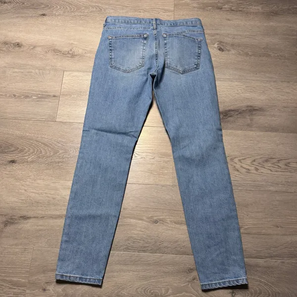 Everlane Stretch High Rise Skinny‎ Jeans Light Indigo Blue Womens 28 or 6 Reg - Image 4