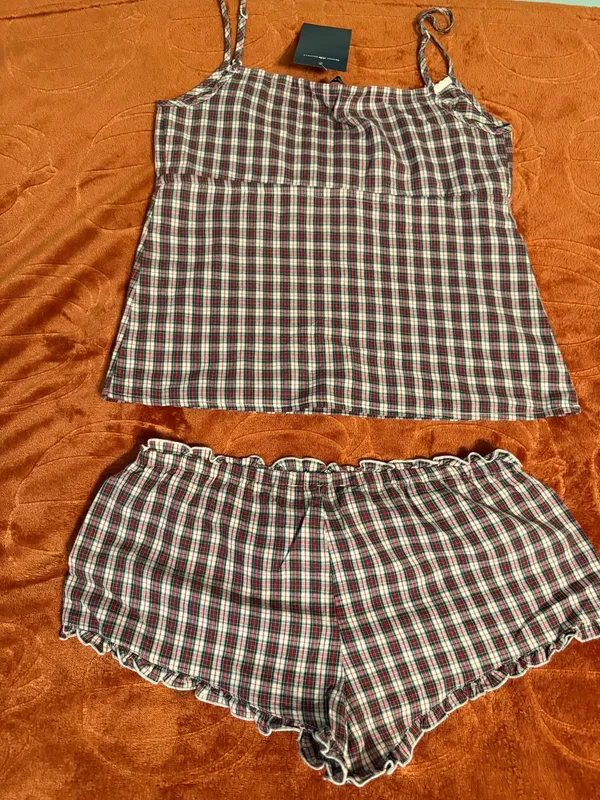 Brandy Melville Plaid Poppy Pajama Set - Image 4