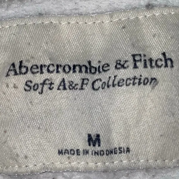 Abercrombie Soft A&F‎ Hoodie Medium Blue Tie Dye Cropped Sweatshirt Cozy - Image 5