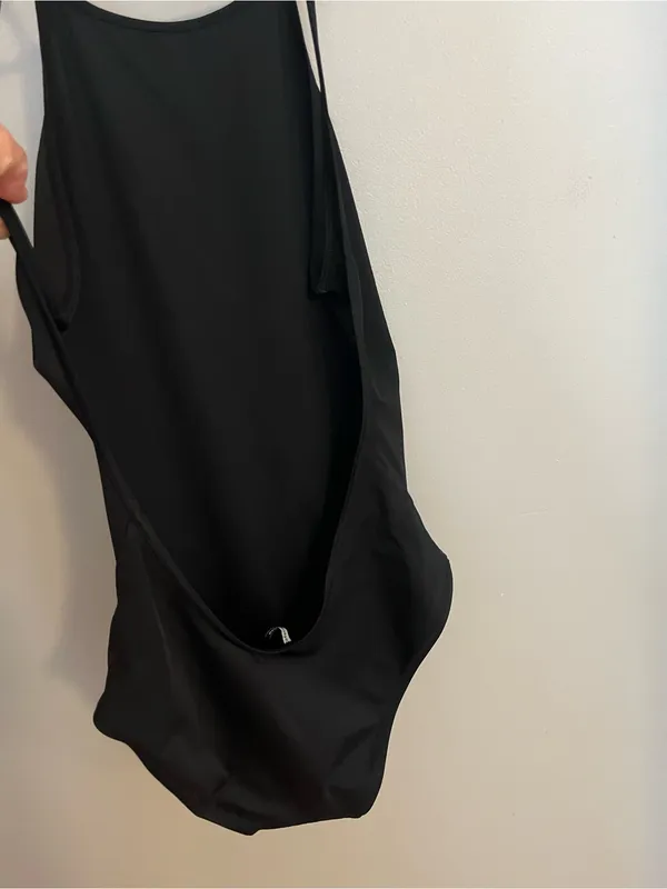 Reformation Black‎ High-Neck One-Piece Swimsuit - Image 3