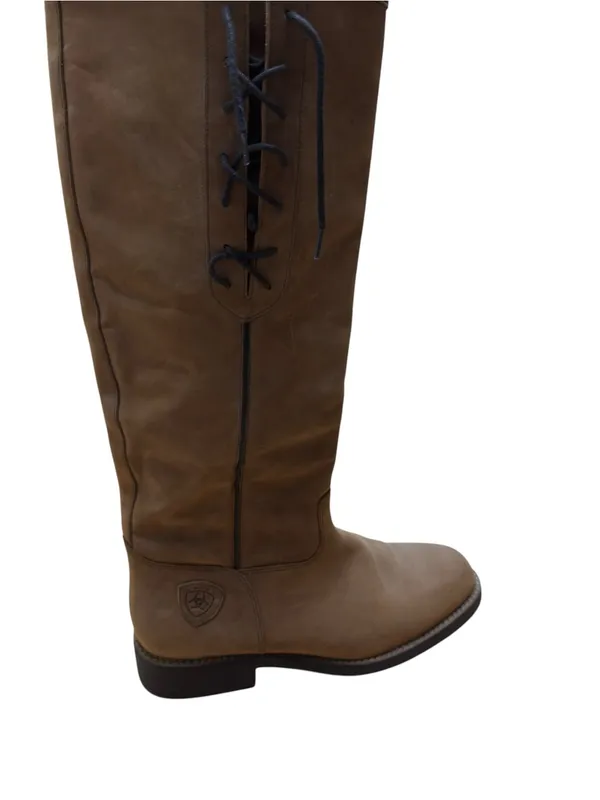 Ariat Heritage Contour II Tall Riding Boots Brown Leather Lace Back Women’s 10B - Image 8