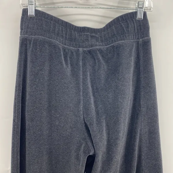 Lululemon Morning Restore black velour side slit at bottom high waisted size 6 - Image 5