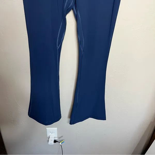 Lululemon‎ Align High Rise Mini Flare Blue Leggings - Image 8